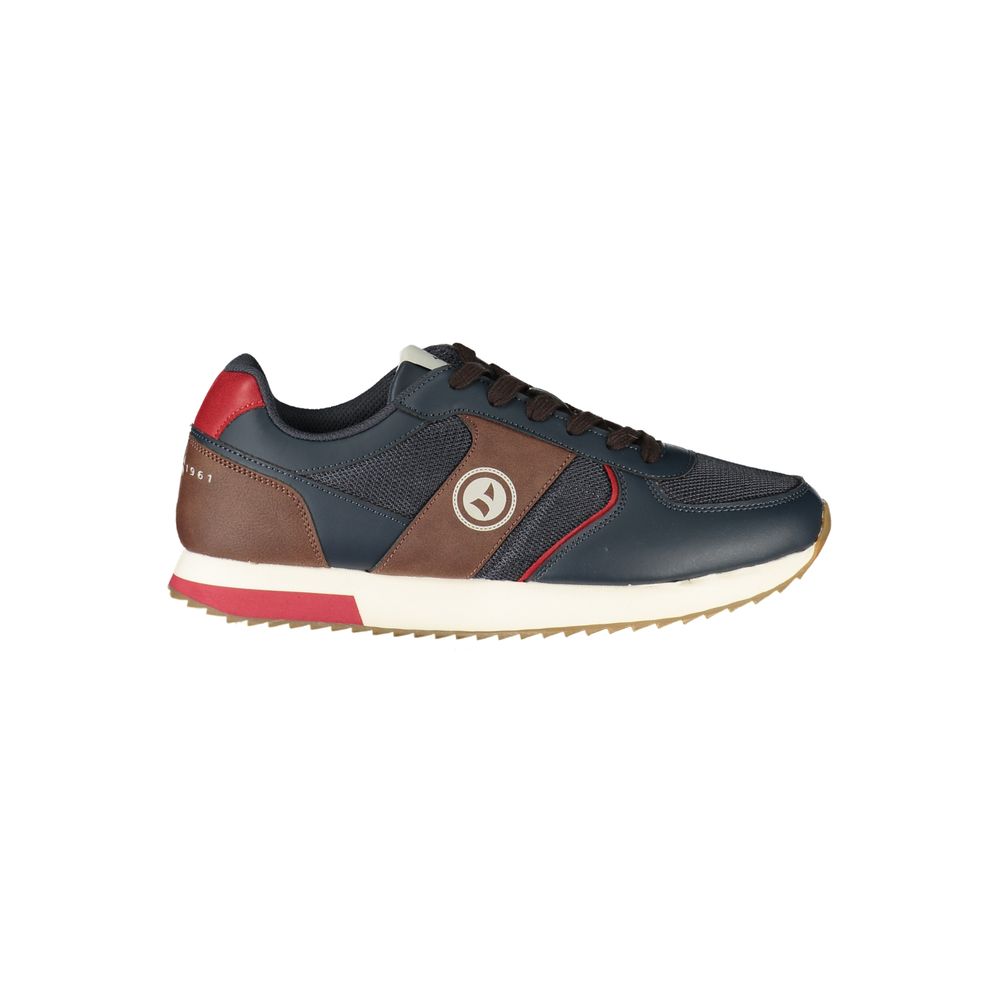 Navigare Blue Polyester Men's Sneaker