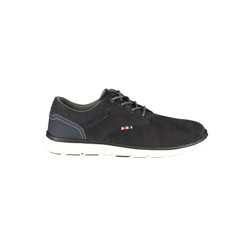 Navigare Blue Polyester Men's Sneaker
