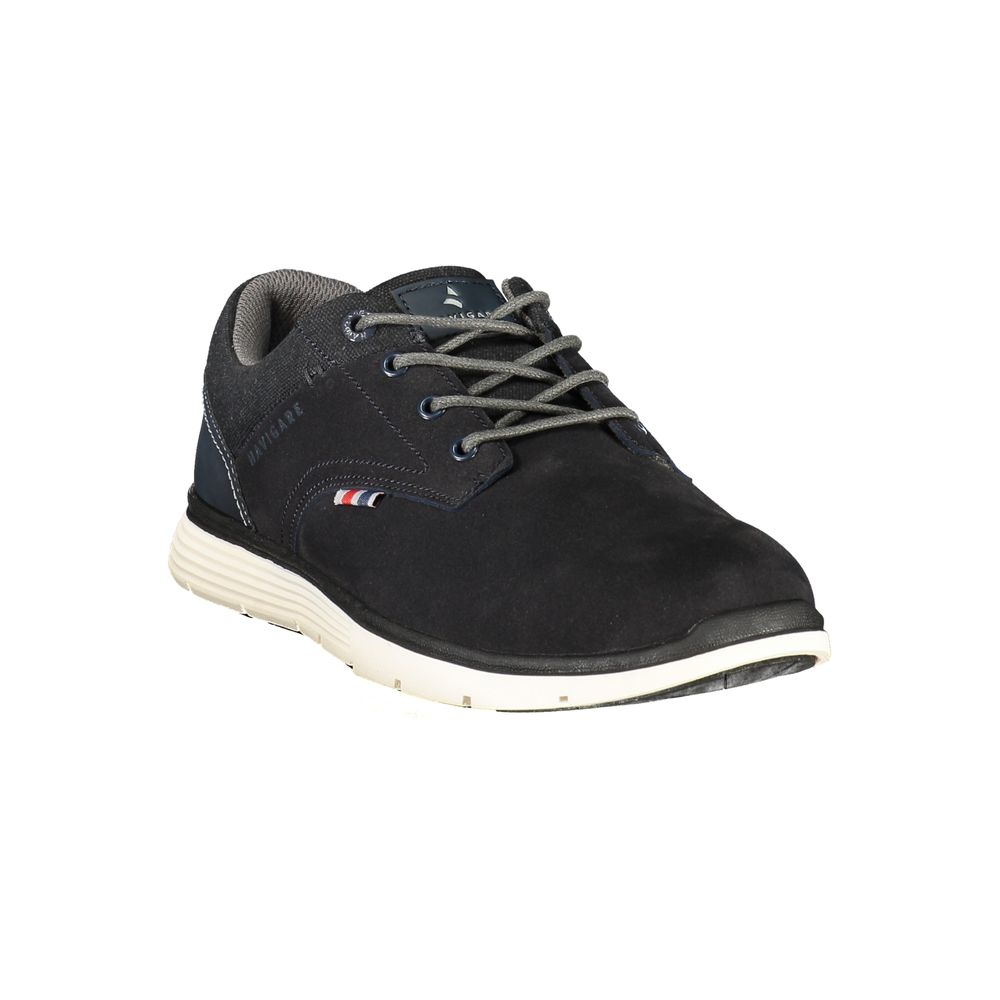 Navigare Blue Polyester Men's Sneaker