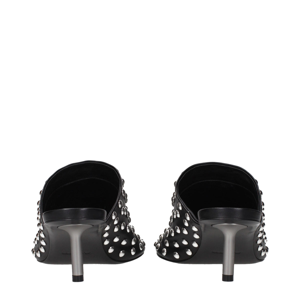 Jil Sander Black Leather Mules