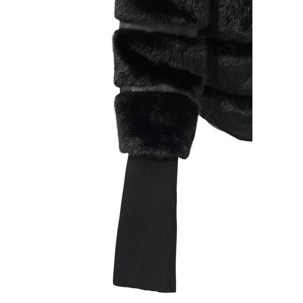Baldinini Trend Black Polyester Women Jacket
