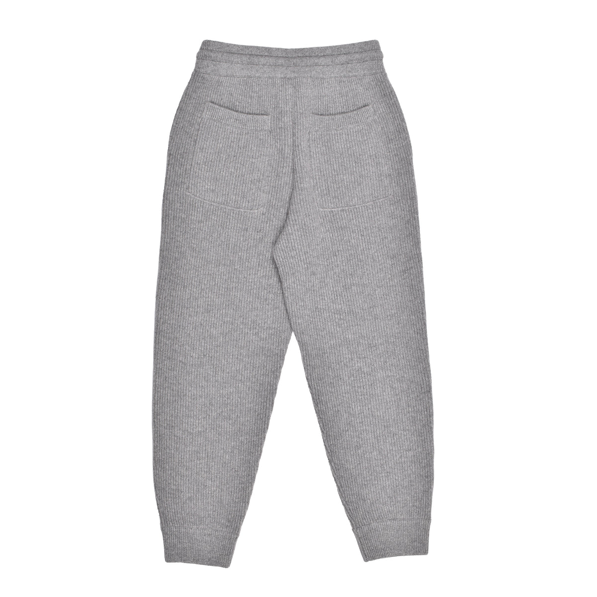 BRUNELLO CUCINELLI MEN'S LIGHT GREY CASHMERE TROUSERS