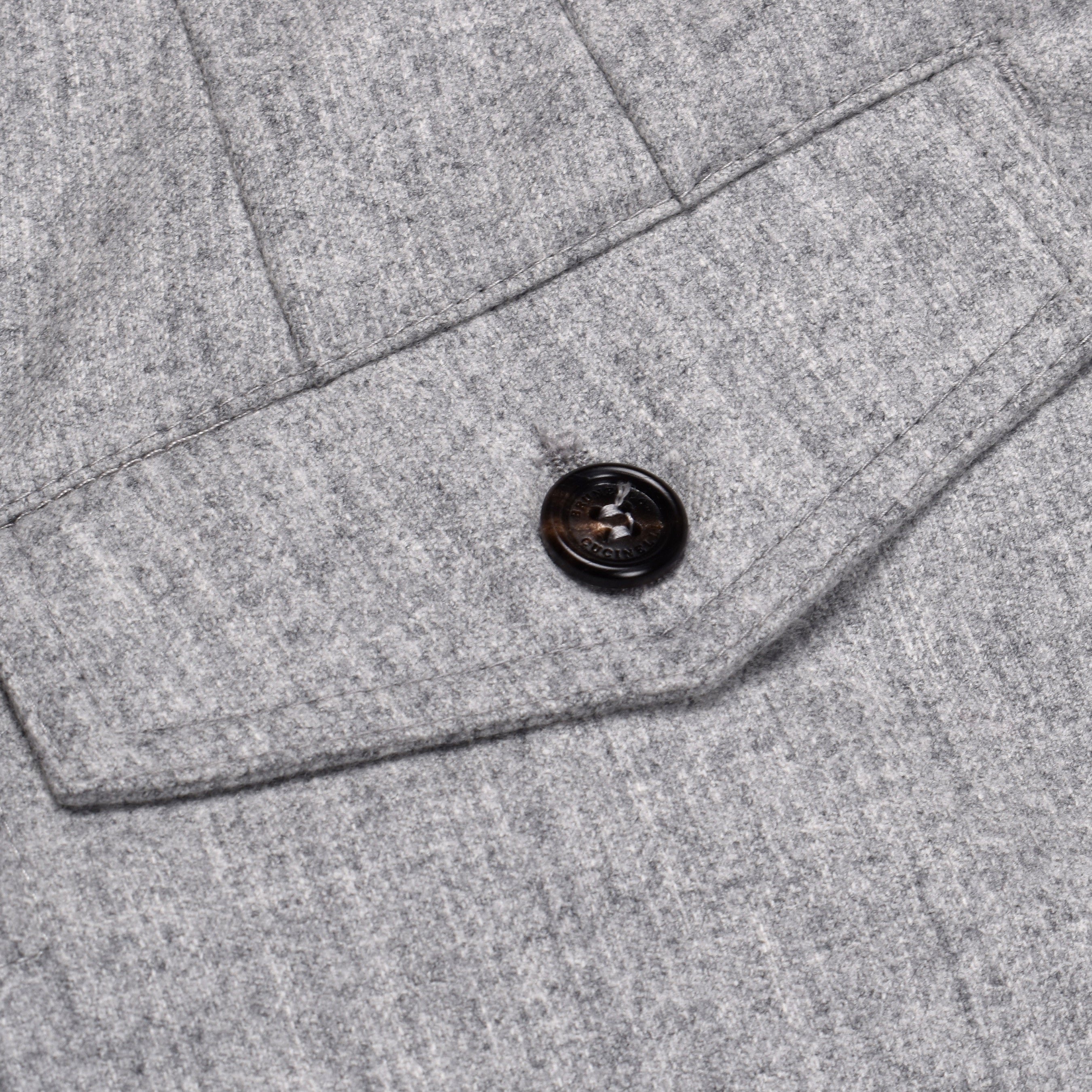 BRUNELLO CUCINELLI MEN'S PEARL VIRGIN WOOL CARGO TROUSERS