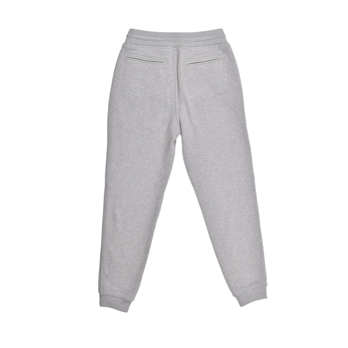 BRUNELLO CUCINELLI MEN'S LIGHT GREY WOOL JOGGER PANTS
