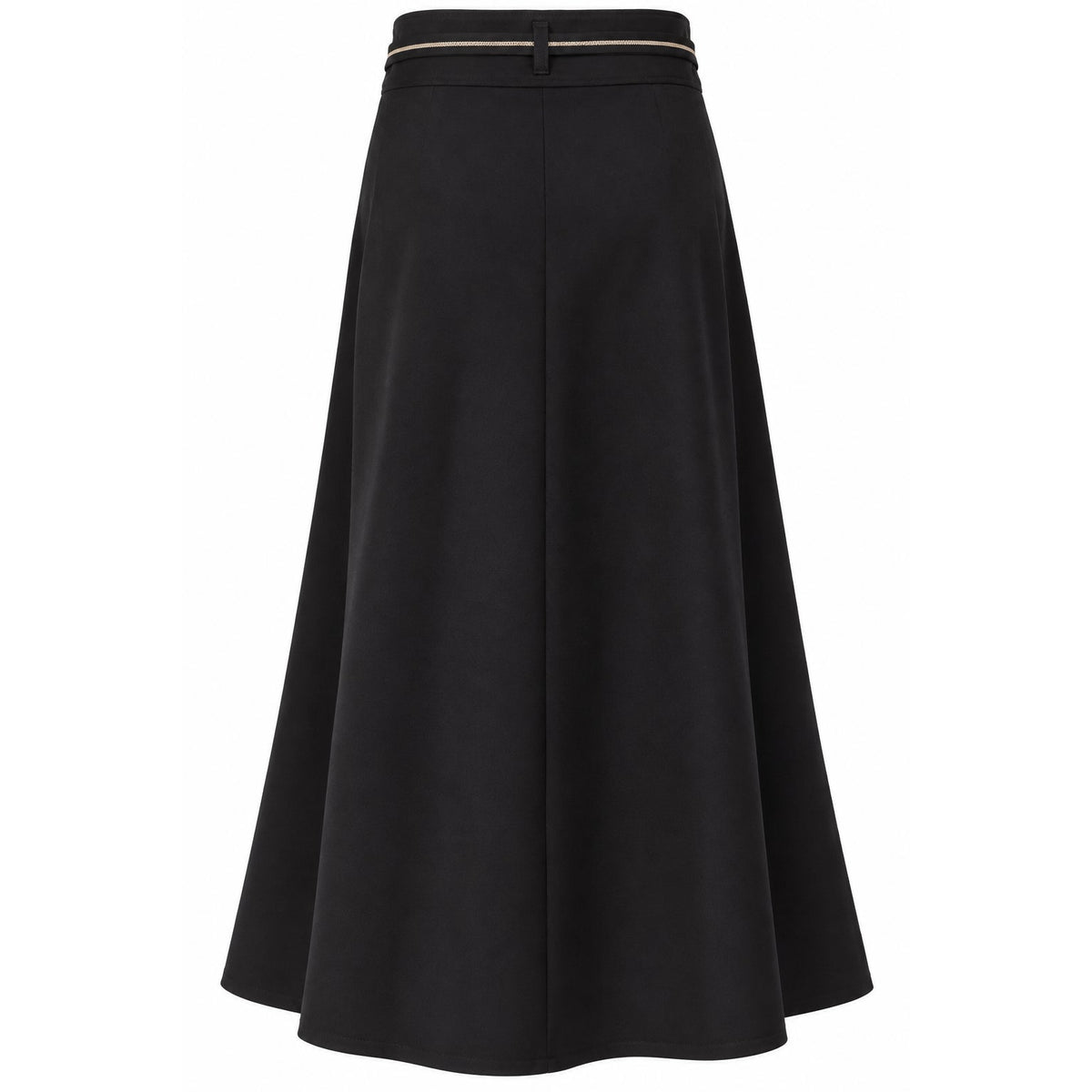 Peserico Wrap Style Belted Midi Skirt