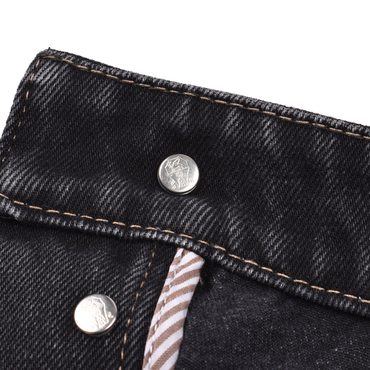 BRUNELLO CUCINELLI MEN'S DARK DENIM STRAIGHT TROUSERS