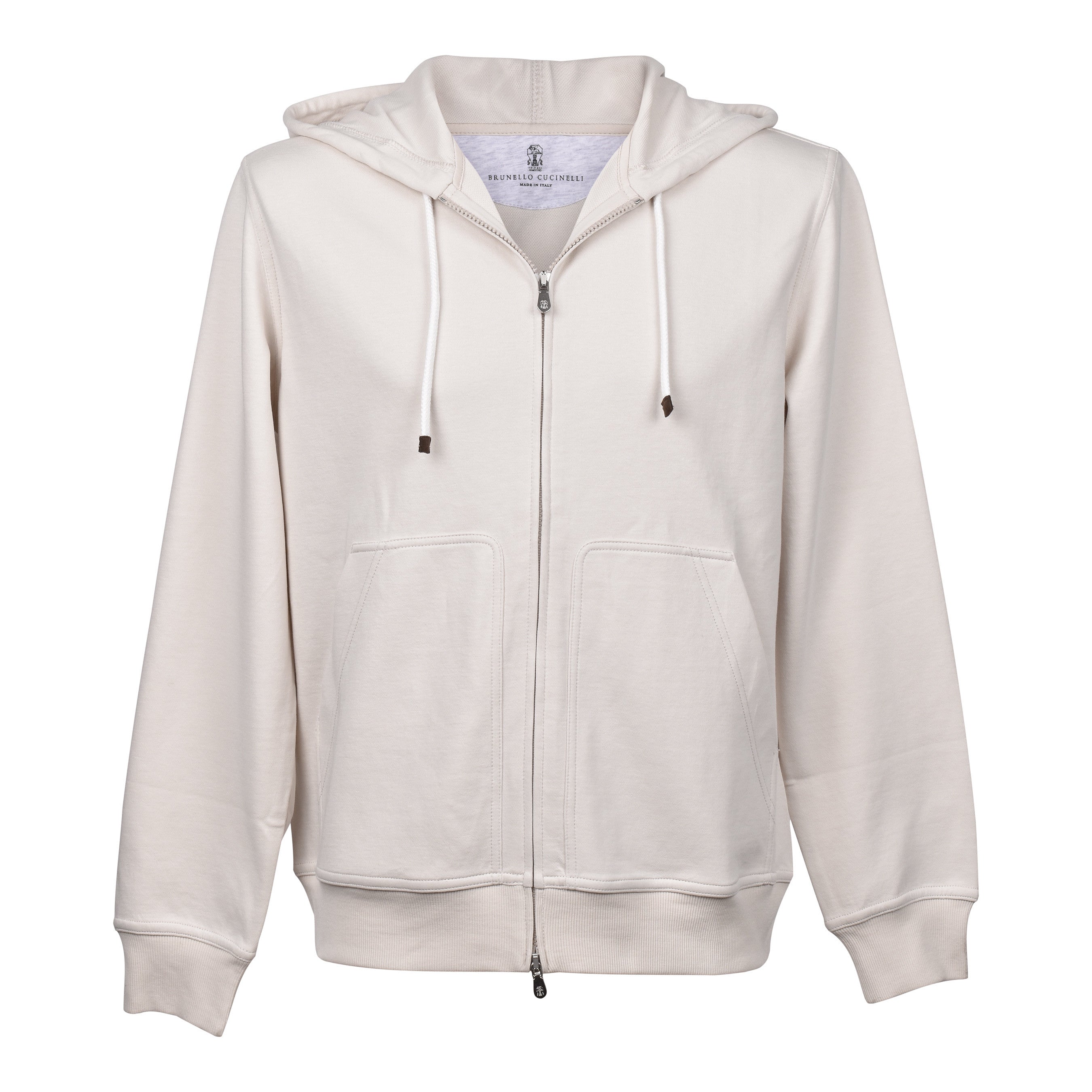 BRUNELLO CUCINELLI MEN'S ATHELTHIC FASHION ZIP UP HODDIE GYM SWEATSHIRT NEW