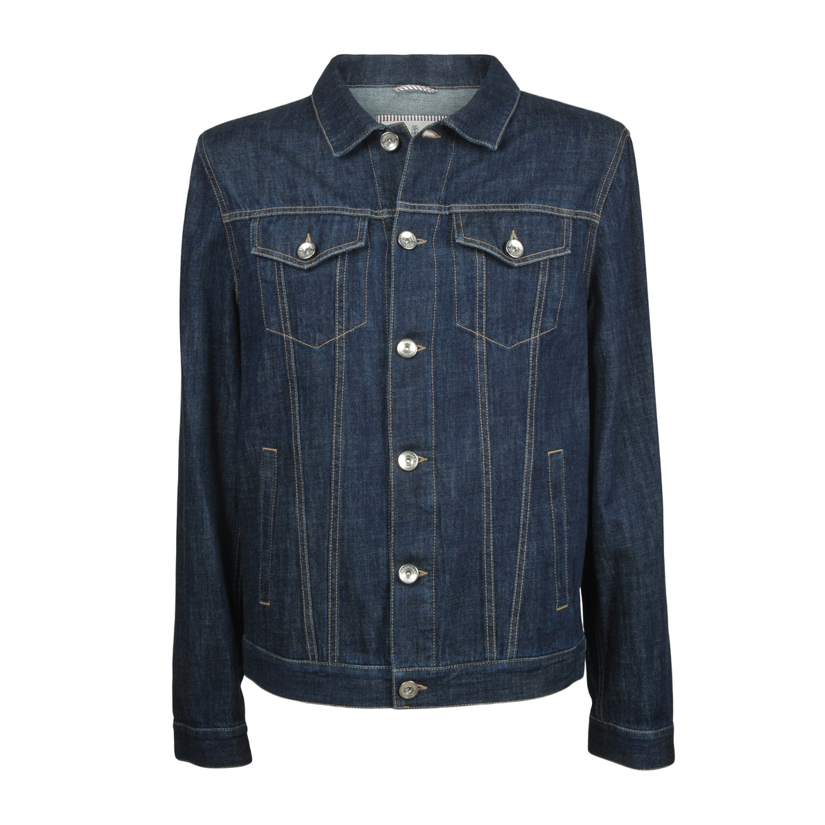 BRUNELLO CUCINELLI MEN'S 100% COTTON DENIM OUTERWEAR JACKET NEW