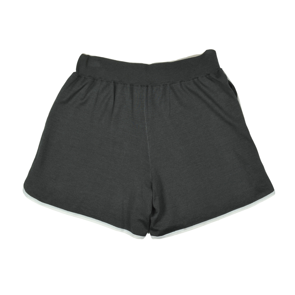 BRUNELLO CUCINELLI WOMEN'S DARK GREY CASHMERE SHORTS