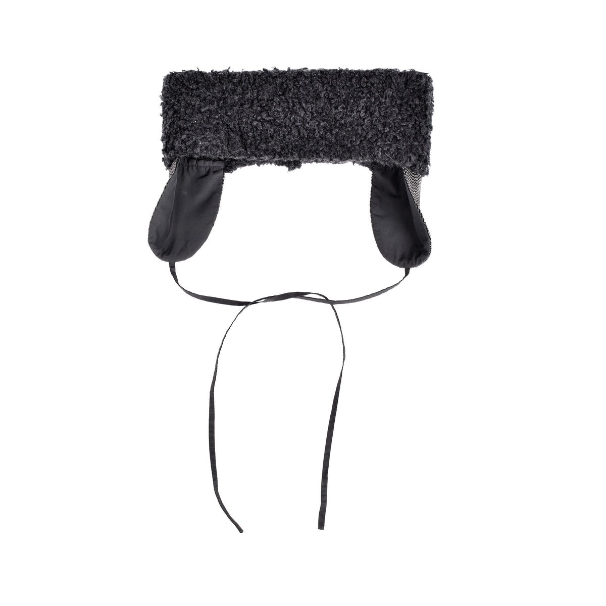 BRUNELLO CUCINELLI WOMEN'S BLACK CASHMERE EAR WARMERS
