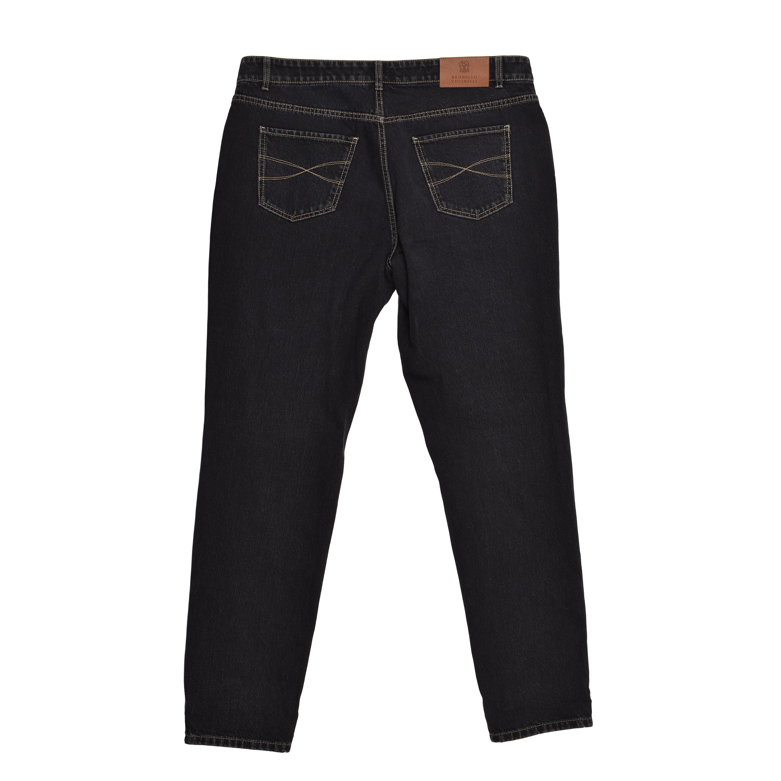 BRUNELLO CUCINELLI MEN'S TRADITIONAL FIT FIVE POCKET DENIM STYLE JEAN PANTS NEW