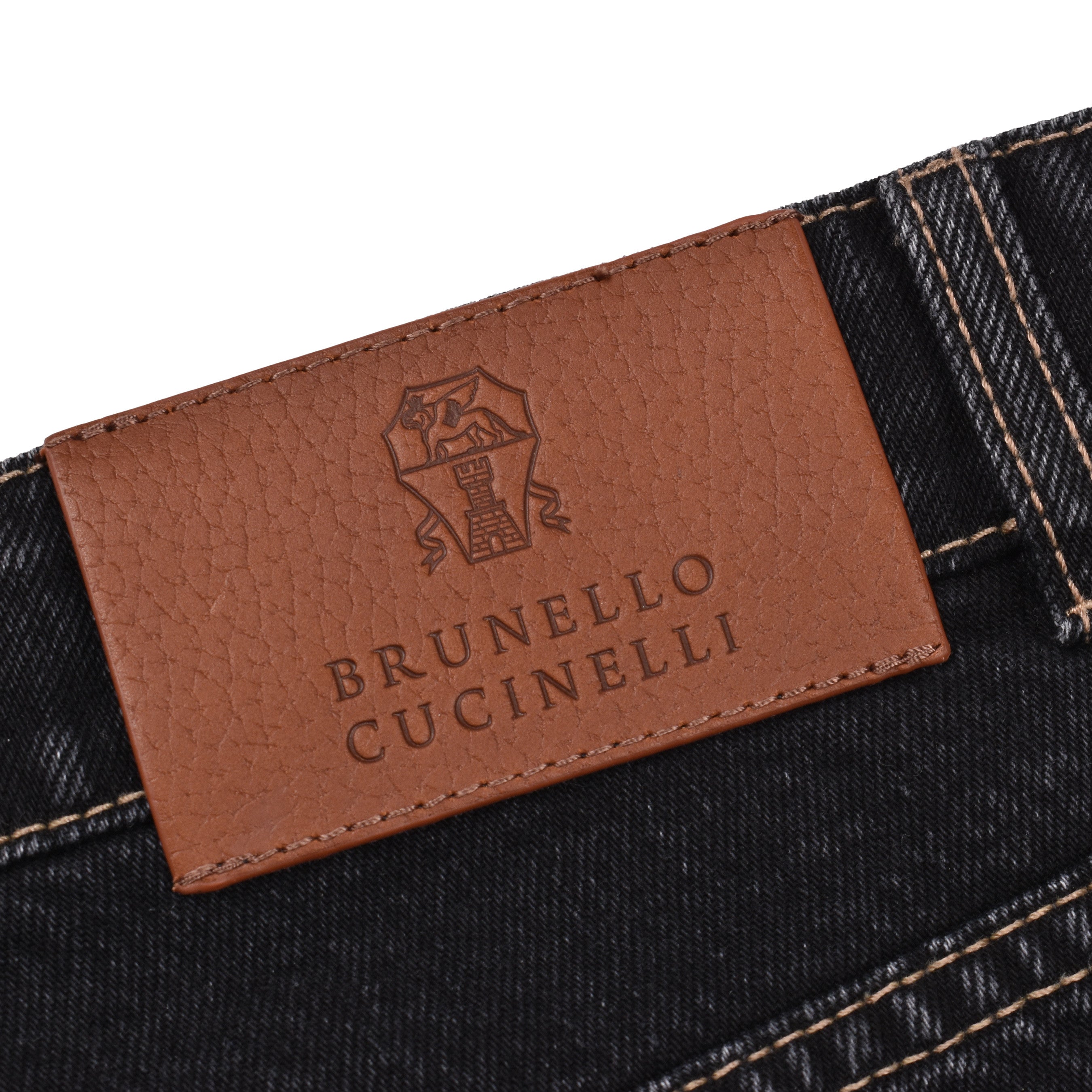BRUNELLO CUCINELLI MEN'S TRADITIONAL FIT FIVE POCKET DENIM STYLE JEAN PANTS NEW