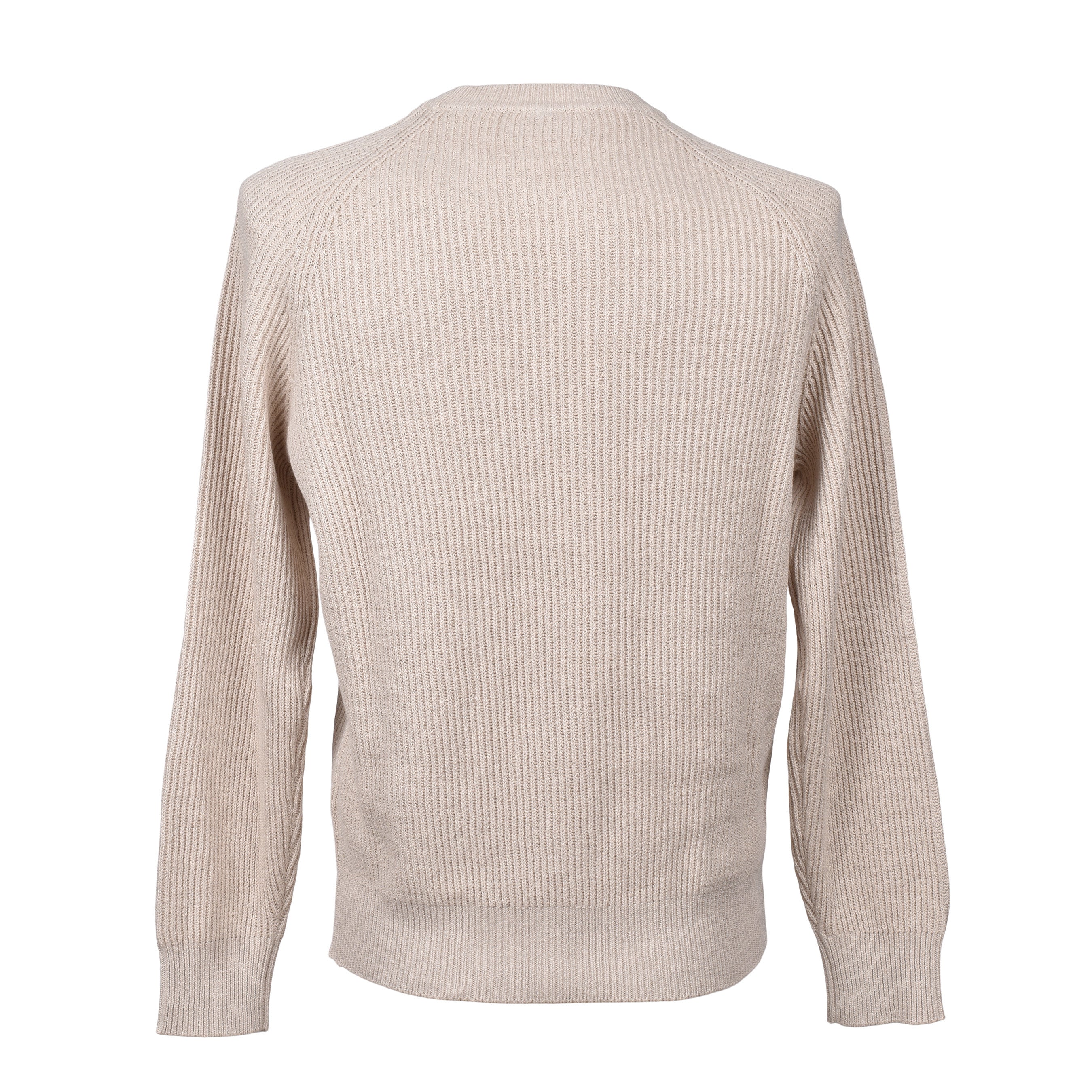 BRUNELLO CUCINELLI MEN'S 100% COTTON CREW NECK ENGLISH RIB SWEATER/PULLOVER NEW