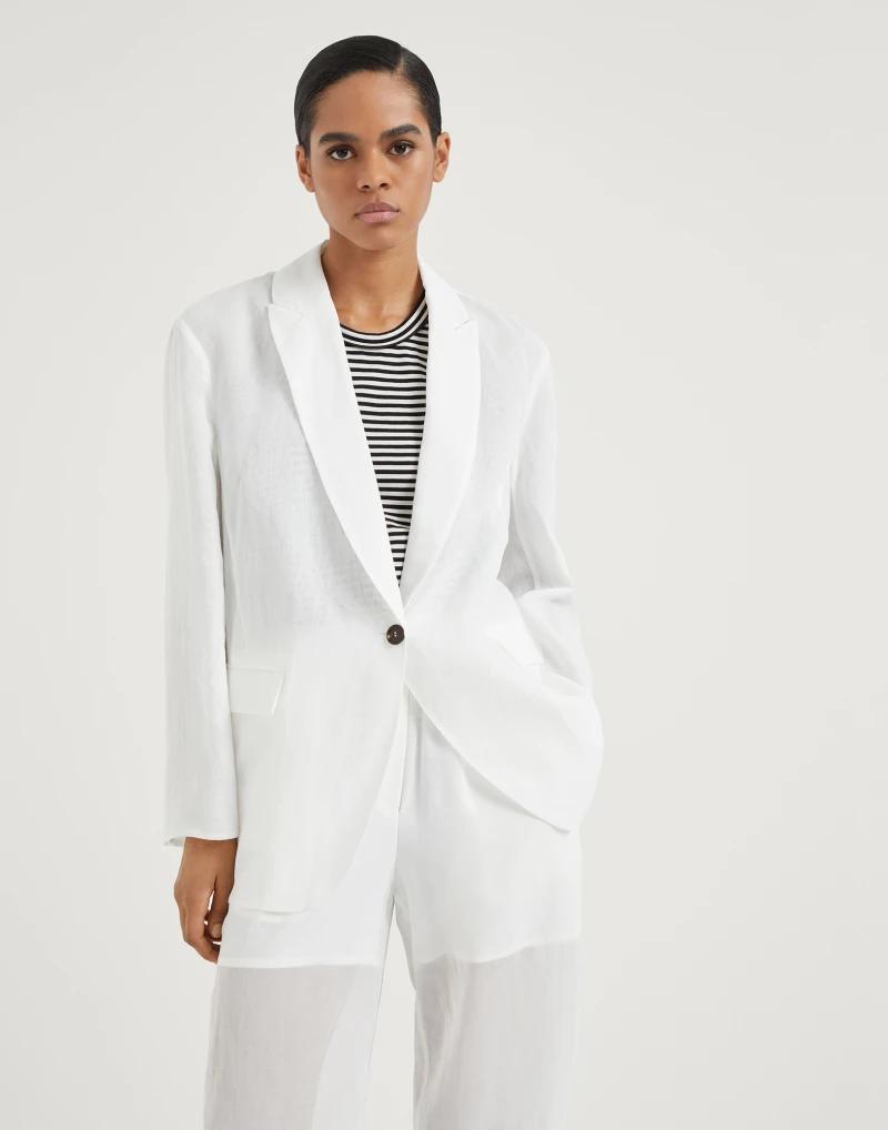BRUNELLO CUCINELLI WOMEN'S BLAZER MH9112548_C100 NWT