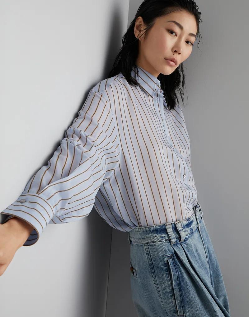 BRUNELLO CUCINELLI WOMEN'S SHIRT MH776MG256_C7000 NWT
