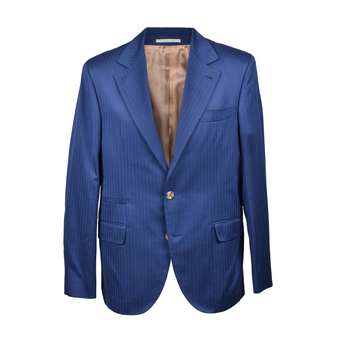 BRUNELLO CUCINELLI MEN'S INDIGO CLASSIC TAILORED BLAZER