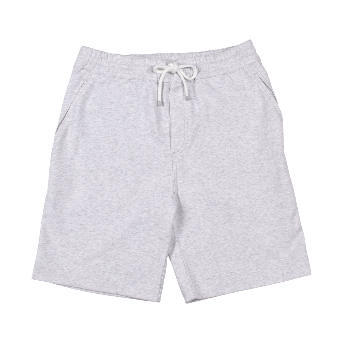 BRUNELLO CUCINELLI MEN'S LIGHT GREY COTTON SHORTS