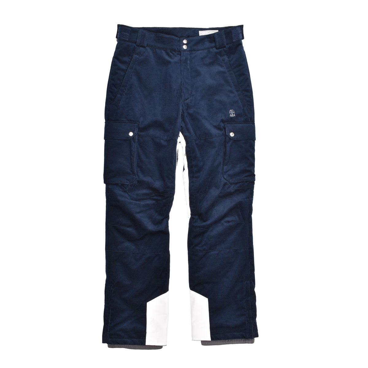 BRUNELLO CUCINELLI MEN'S NAVY CORDUROY CARGO PANTS