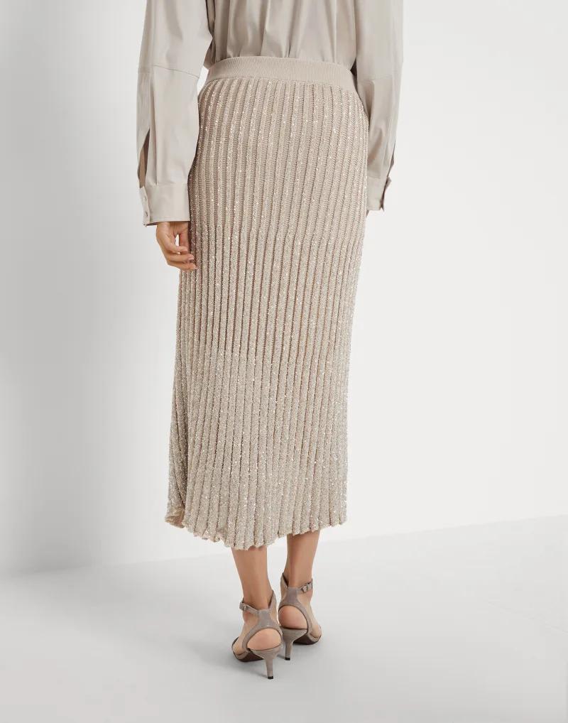 BRUNELLO CUCINELLI WOMEN'S SKIRT MRS728089_CJI73 NWT