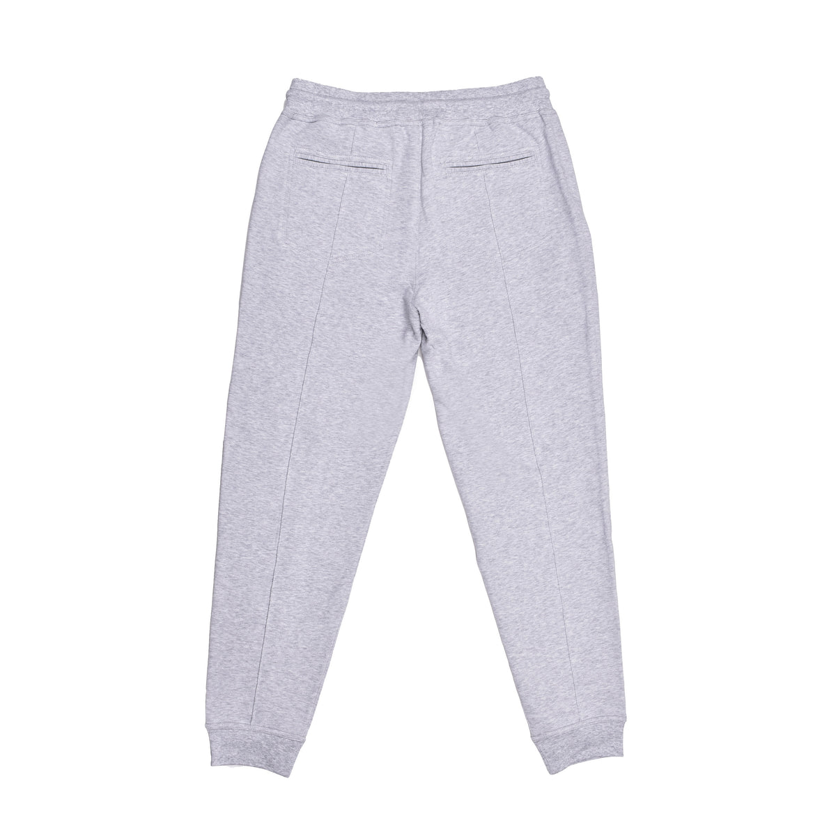 BRUNELLO CUCINELLI MEN'S LIGHT GREY COTTON SWEATPANTS