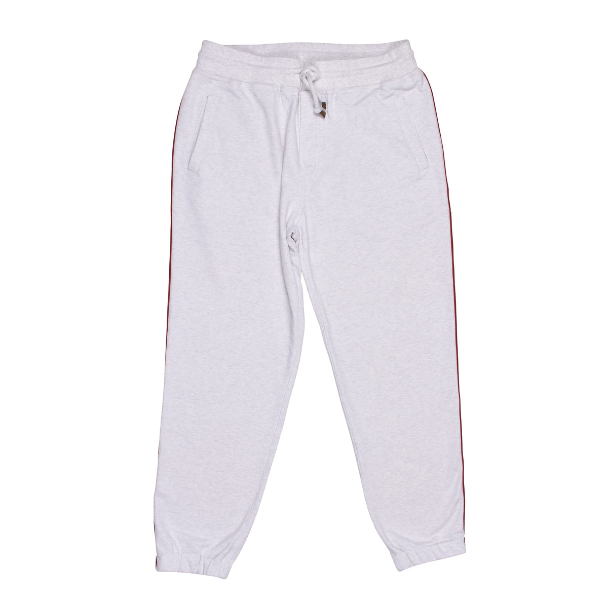 BRUNELLO CUCINELLI MEN'S TRAVERTINE COTTON JOGGER TROUSERS