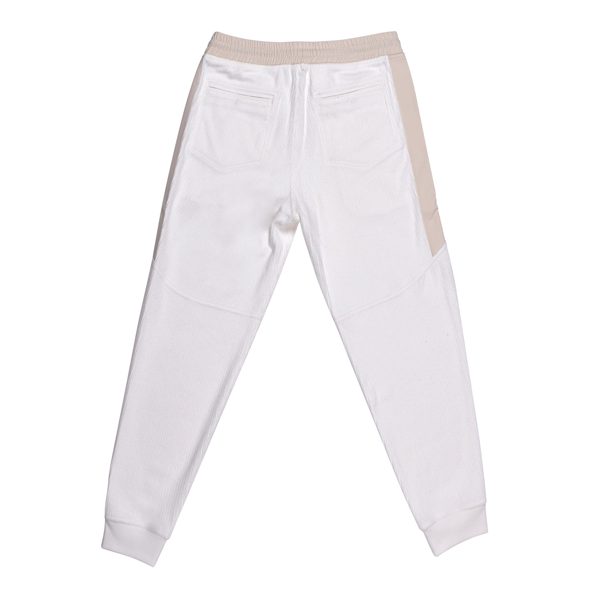 BRUNELLO CUCINELLI MEN'S CREAM RELAXED CORDUROY TROUSERS