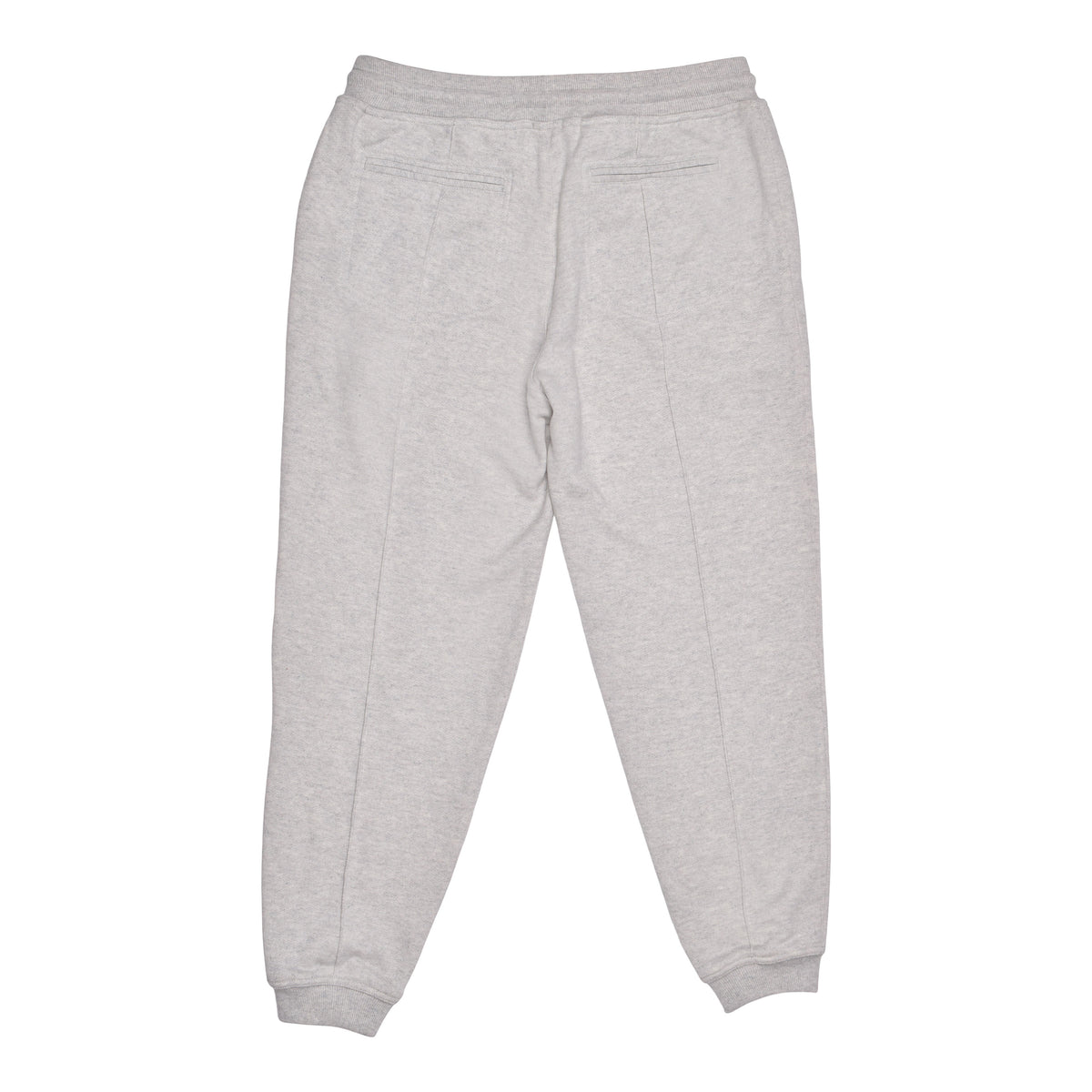 BRUNELLO CUCINELLI MEN'S LIGHT GREY WOOL JOGGER TROUSERS