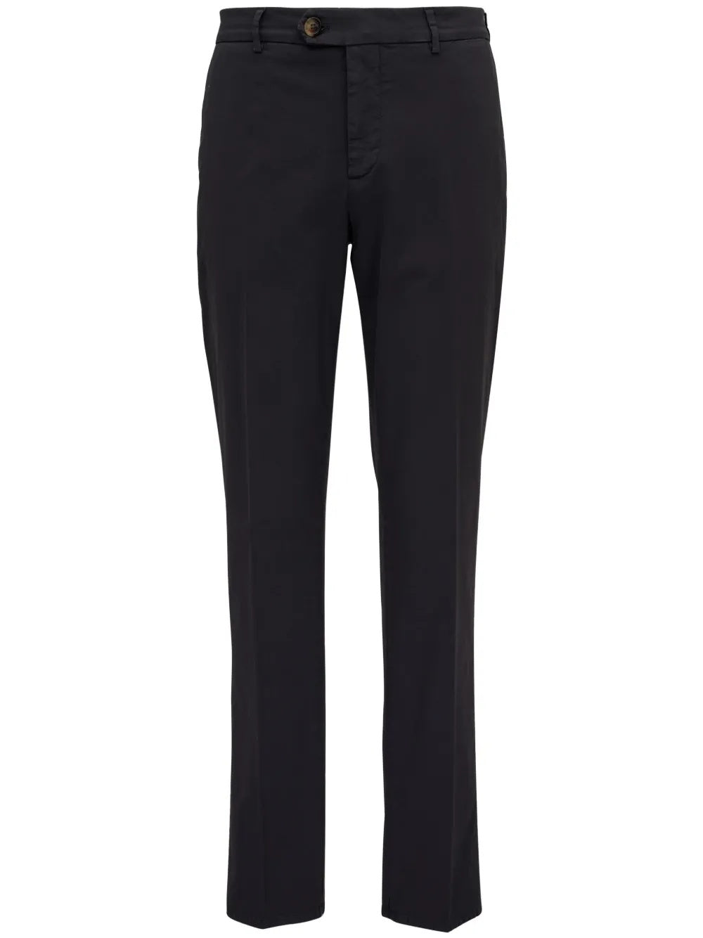 BRUNELLO CUCINELLI MEN'S ANTHRACITE TAILORED TROUSERS