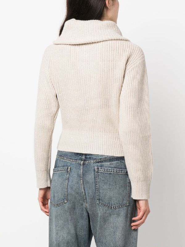 BRUNELLO CUCINELLI WOMEN'S SWEATER M71542126_CN058 NWT