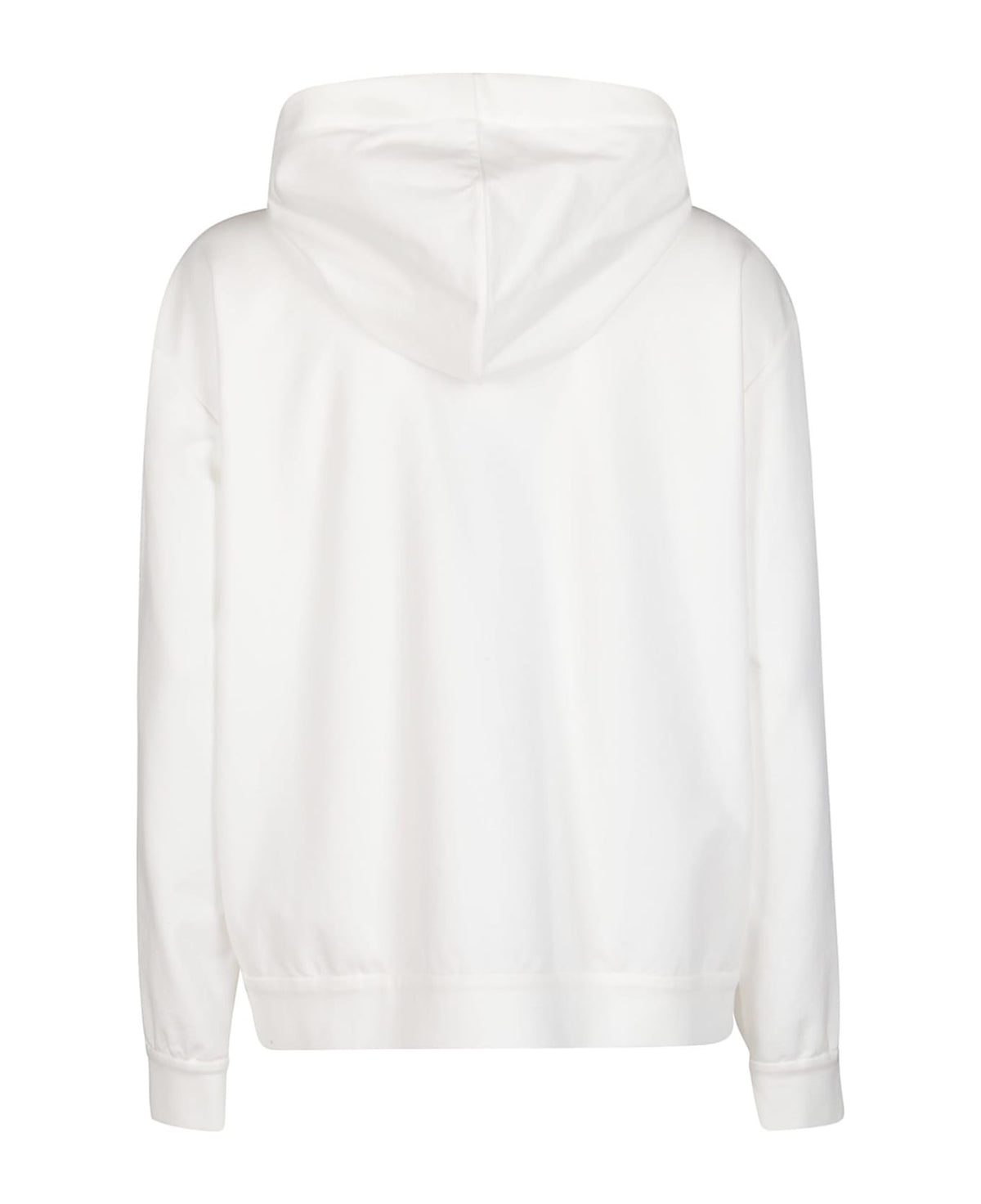 BRUNELLO CUCINELLI WOMEN'S NATURAL COTTON ZIP HOODIE