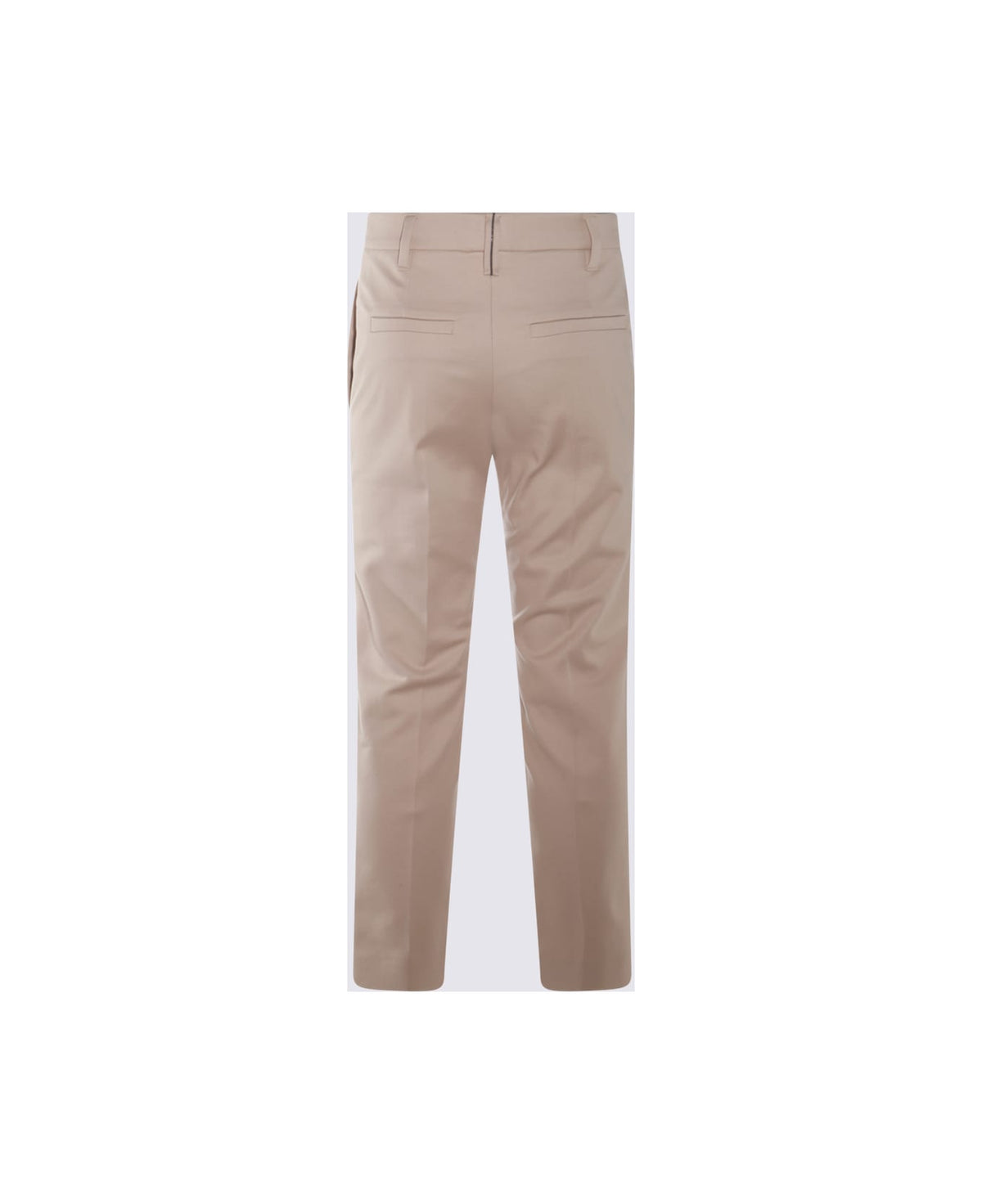 BRUNELLO CUCINELLI WOMEN'S SAND TAILORED CROPPED TROUSERS