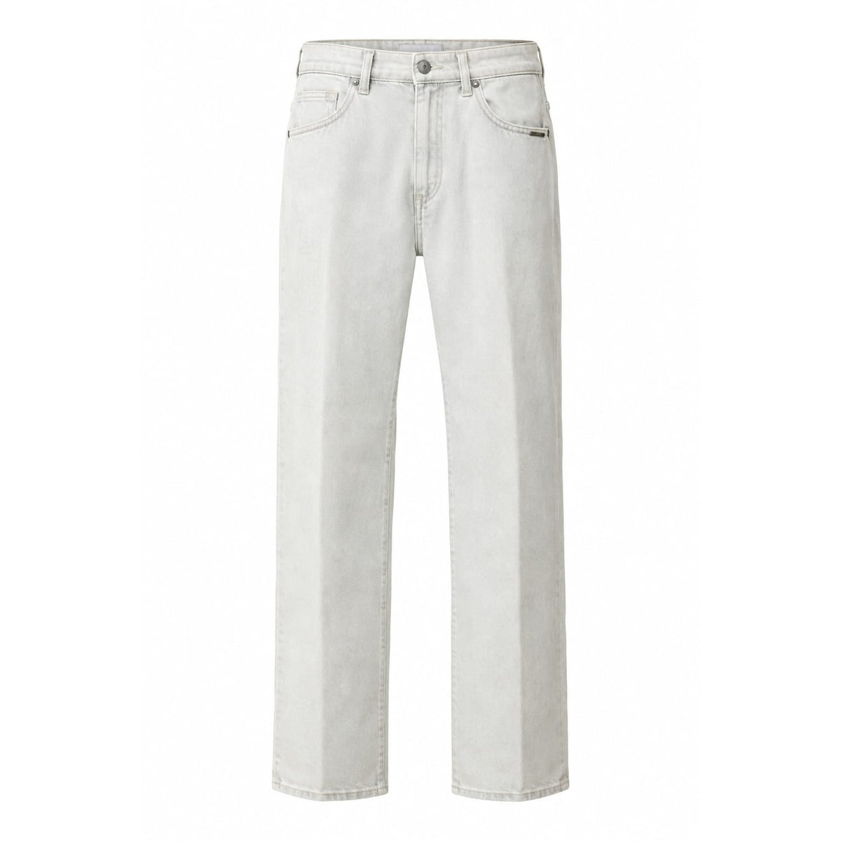 Peserico White High Rise Straight Leg Jeans