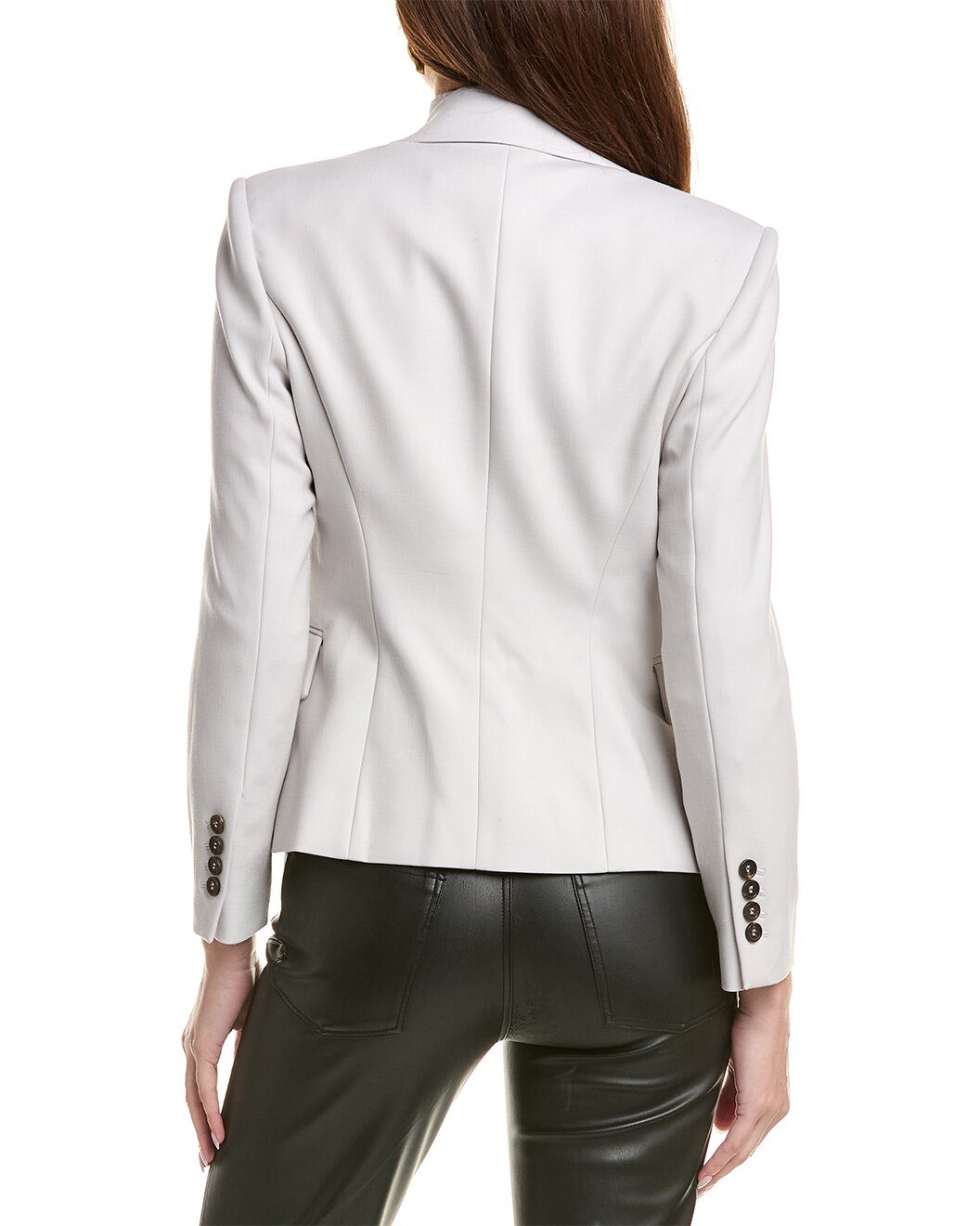 BRUNELLO CUCINELLI WOMEN'S OFF WHITE WOOL BLAZER