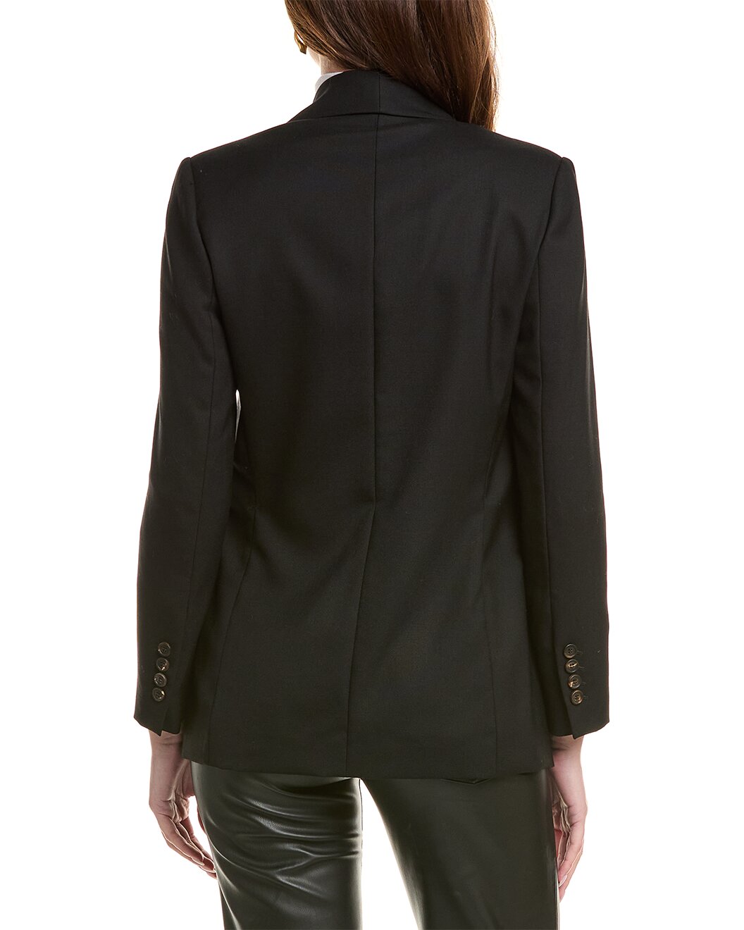 BRUNELLO CUCINELLI WOMEN'S BLACK TAILORED BLAZER