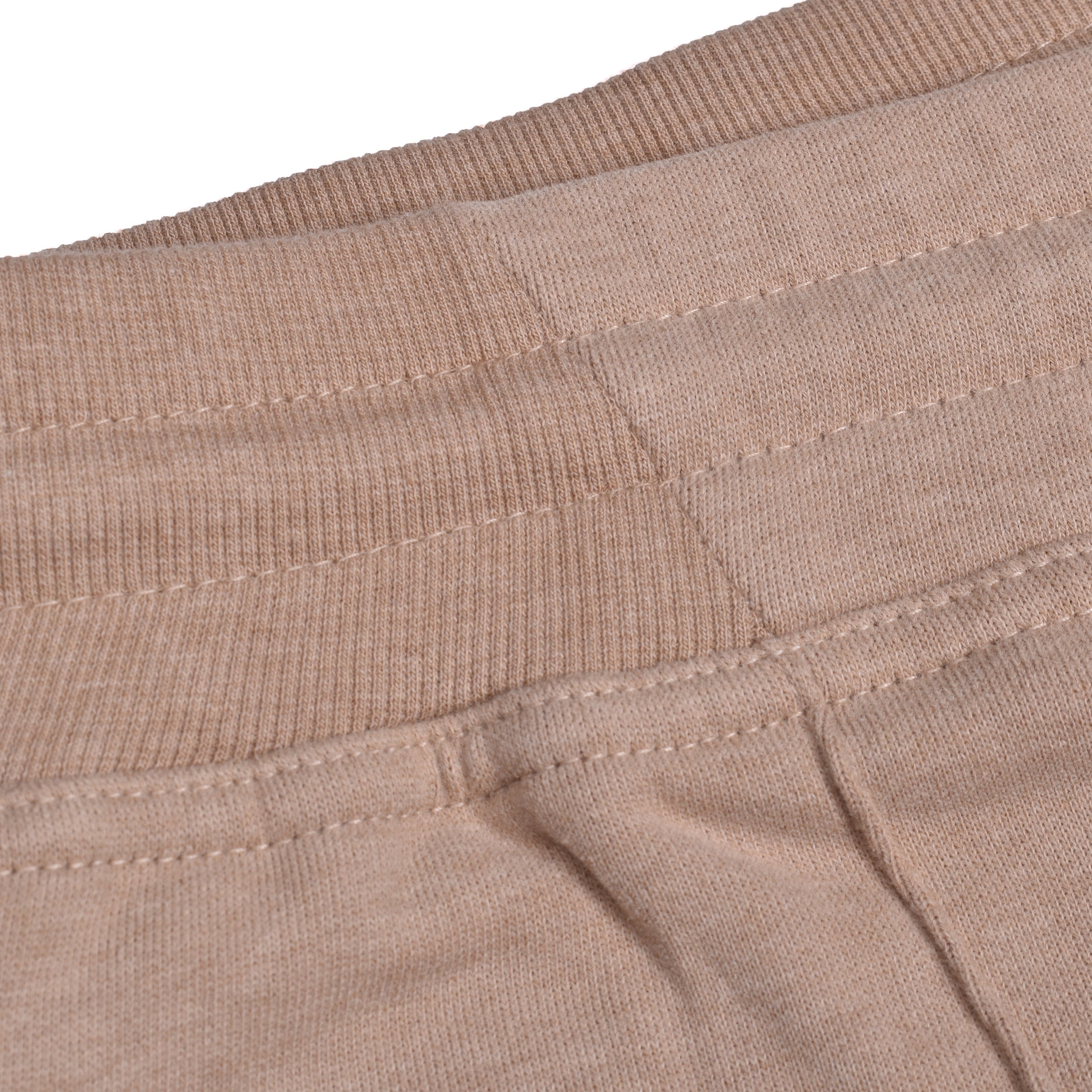 BRUNELLO CUCINELLI MEN'S BEIGE TAILORED SWEATPANTS WITH DRAWSTRING