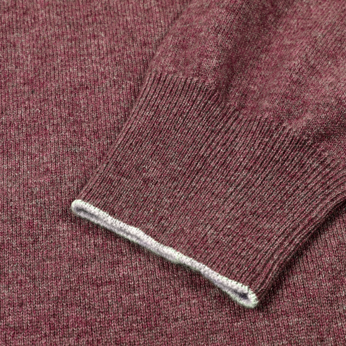BRUNELLO CUCINELLI MEN'S DUSTY PINK CASHMERE SWEATER