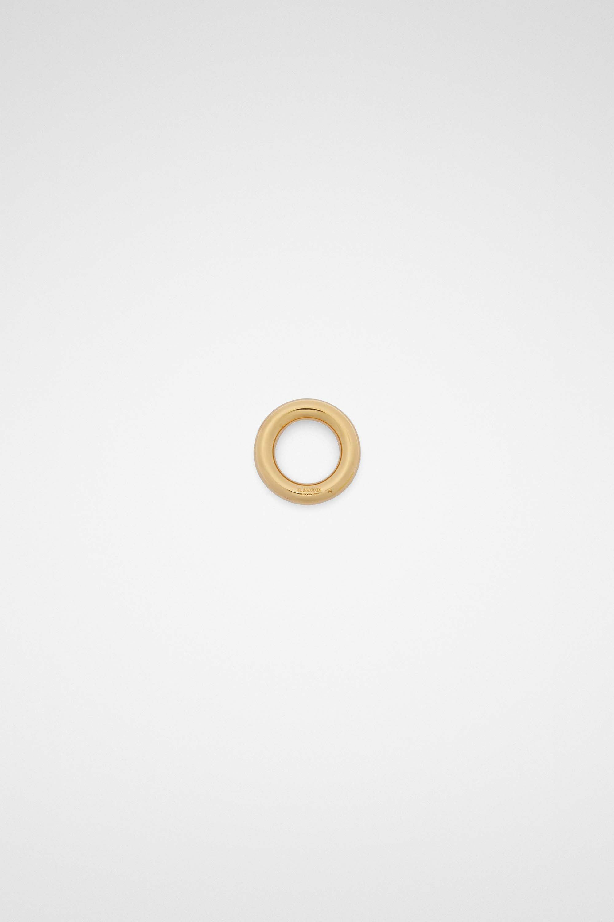 JIL SANDER WOMEN'S GOLD MINIMALIST RING