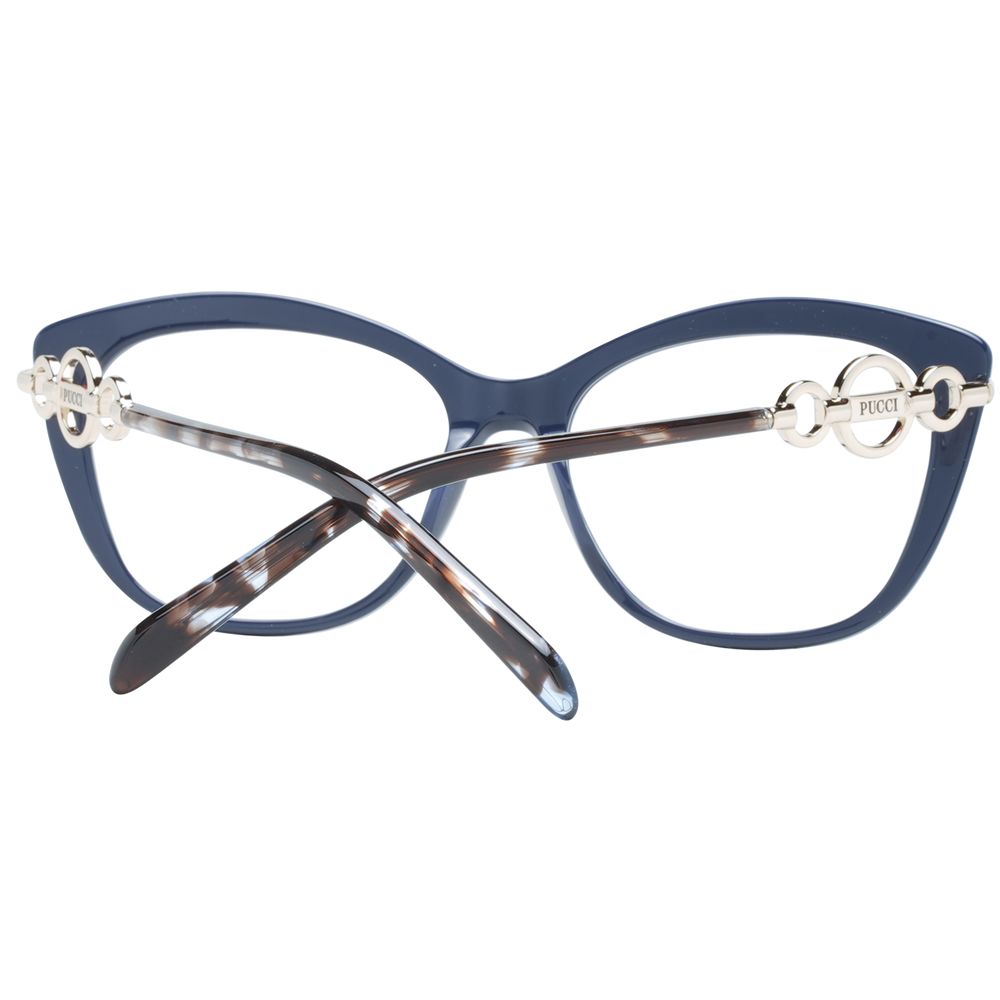 Emilio Pucci Blue Plastic Glasses (Frames)