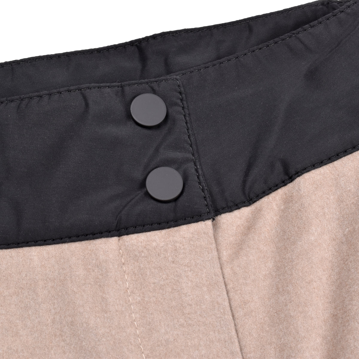 BRUNELLO CUCINELLI WOMEN'S BEIGE WOOL SKI TROUSERS