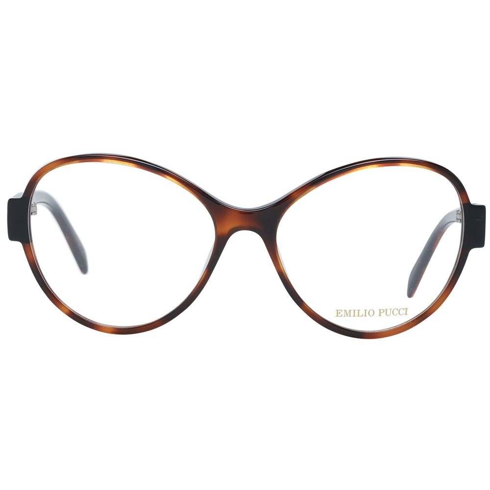 Emilio Pucci Brown Plastic Glasses (Frames)