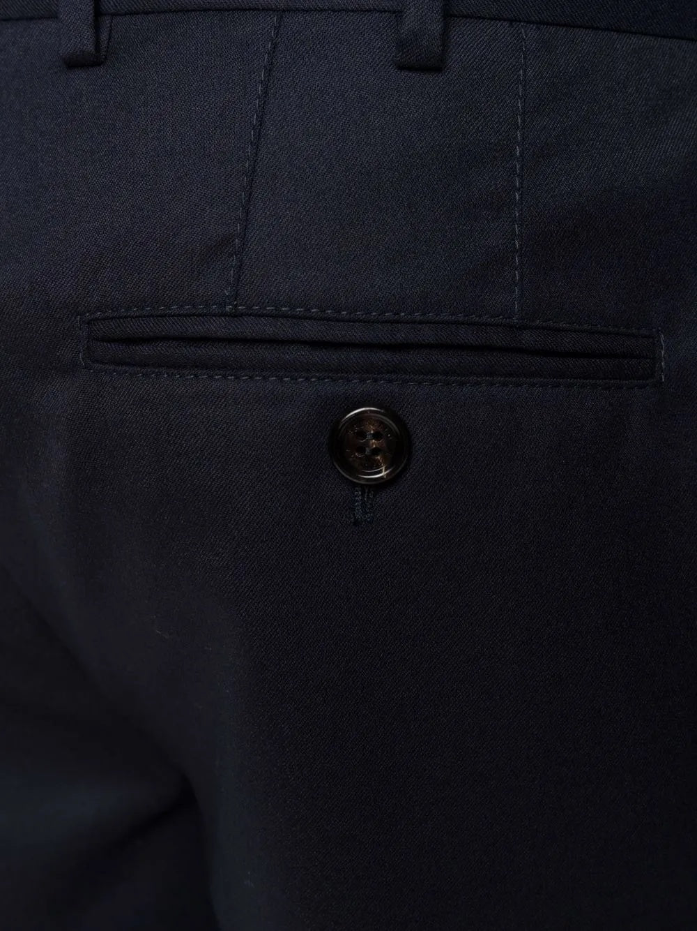 BRUNELLO CUCINELLI MEN'S BLACK TAILORED TROUSERS