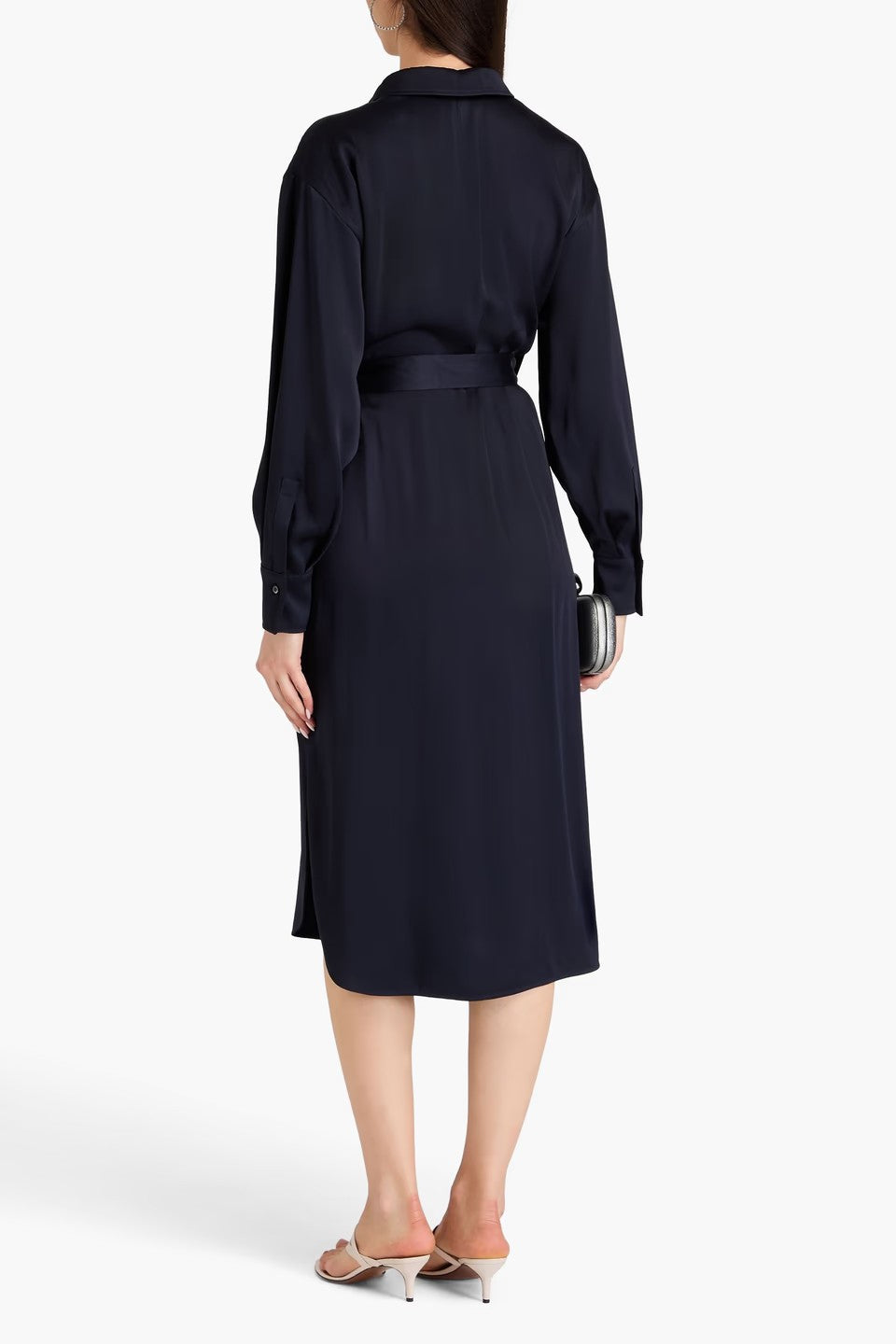 BRUNELLO CUCINELLI WOMEN'S DEEP OCEAN WRAP DRESS