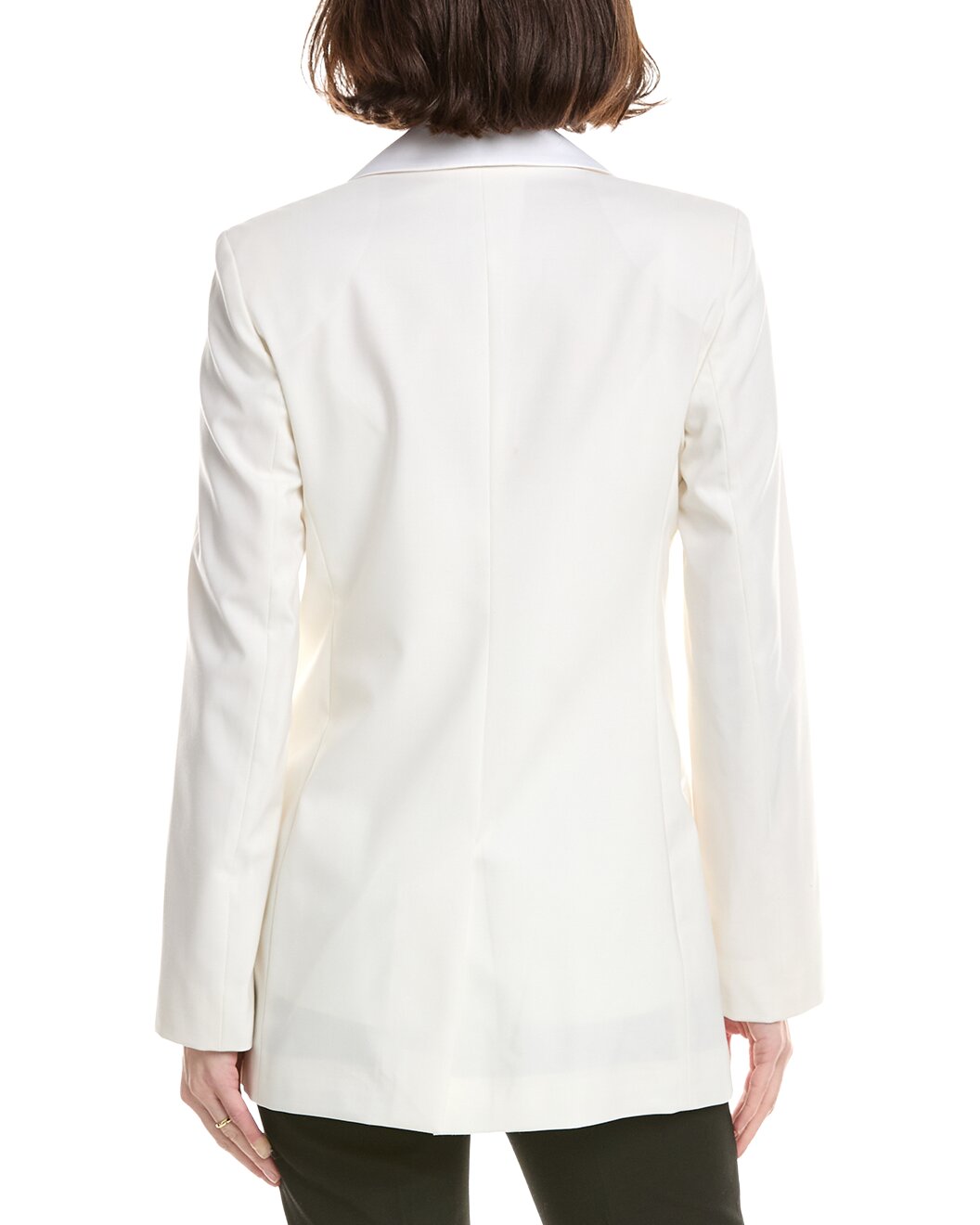 ELEVENTY WOMEN'S WHITE DOUBLE BREASTED BLAZER