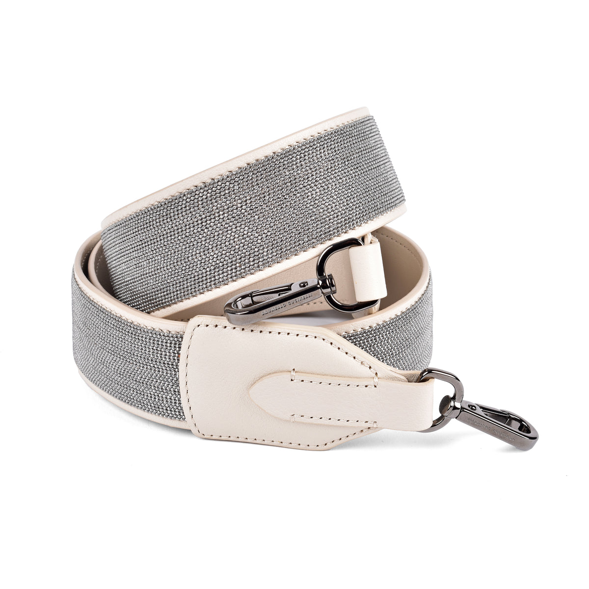 BRUNELLO CUCINELLI WOMEN'S BEIGE LEATHER CROSSBODY BAG
