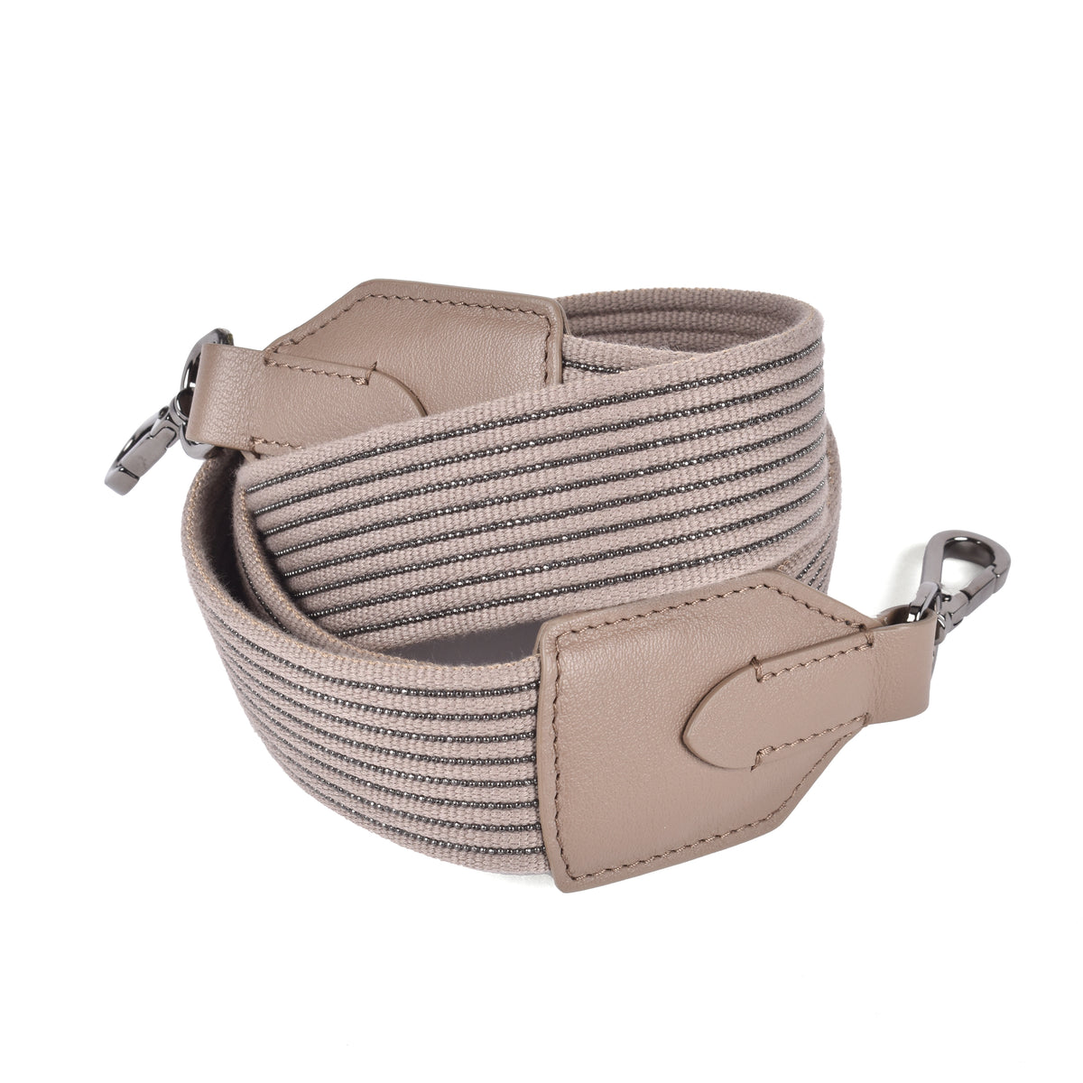 BRUNELLO CUCINELLI WOMEN'S BEIGE COTTON SHOULDER STRAP