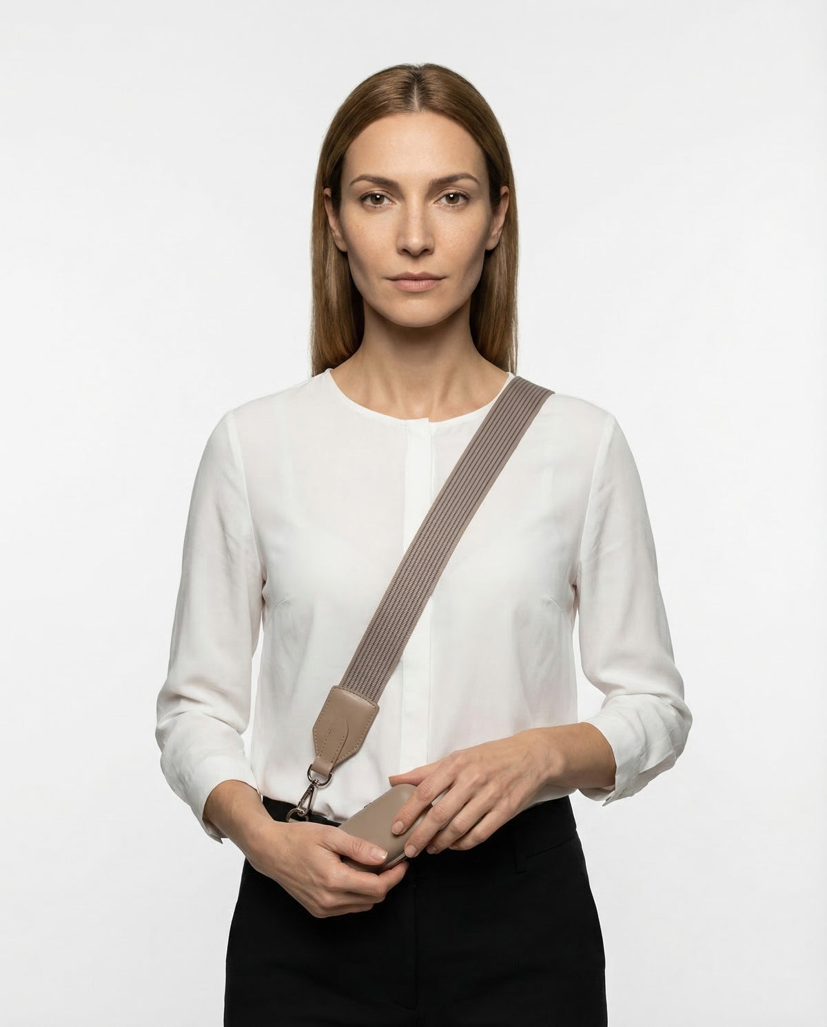 BRUNELLO CUCINELLI WOMEN'S BEIGE COTTON SHOULDER STRAP
