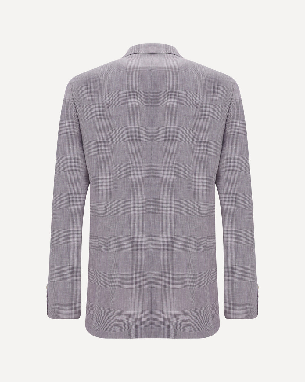 BRUNELLO CUCINELLI MEN'S LAVENDER WOOL LINEN BLAZER