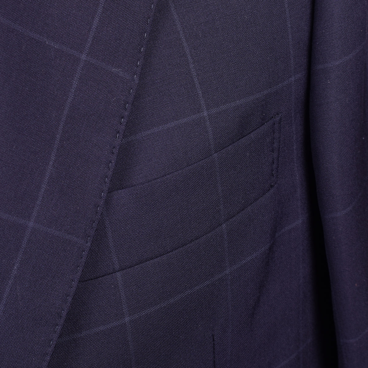 BRUNELLO CUCINELLI MEN'S NAVY VIRGIN WOOL SUIT