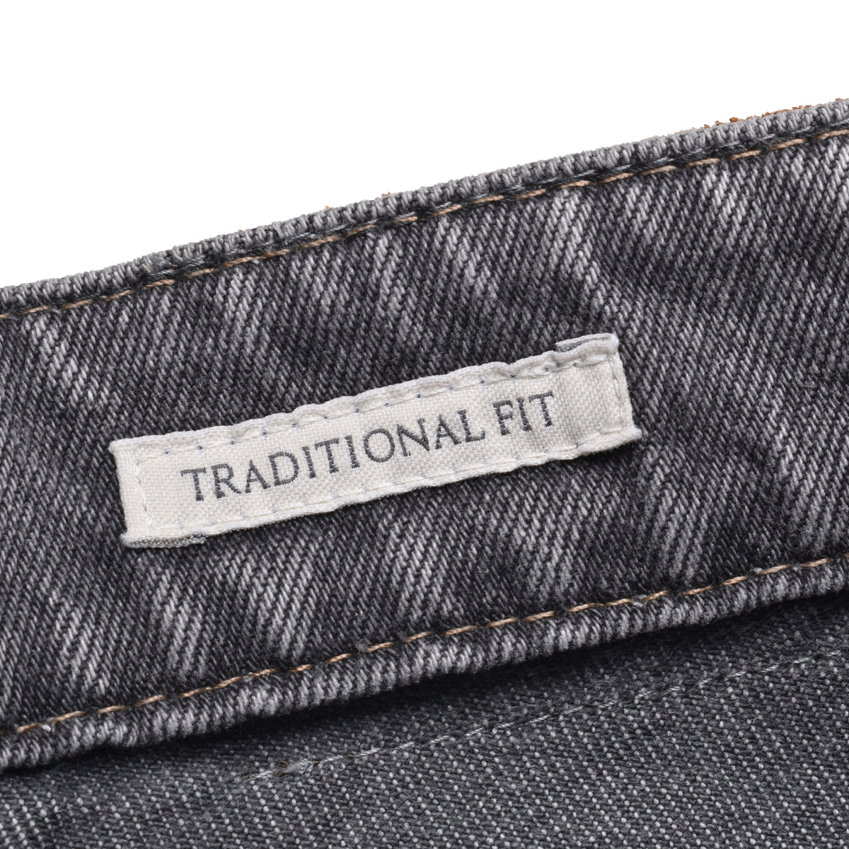 BRUNELLO CUCINELLI MEN'S GRAY STRAIGHT DENIM TROUSERS