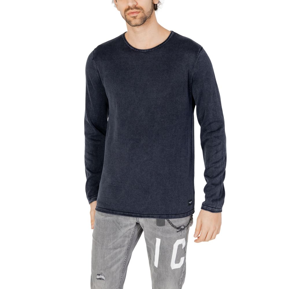 Jack Jones Blue Cotton Sweatshirt